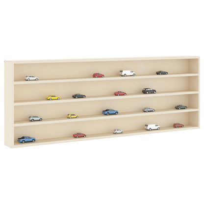 Wall Display Case Wall-Mounted Beige 100 x 8.5 x 36 cm