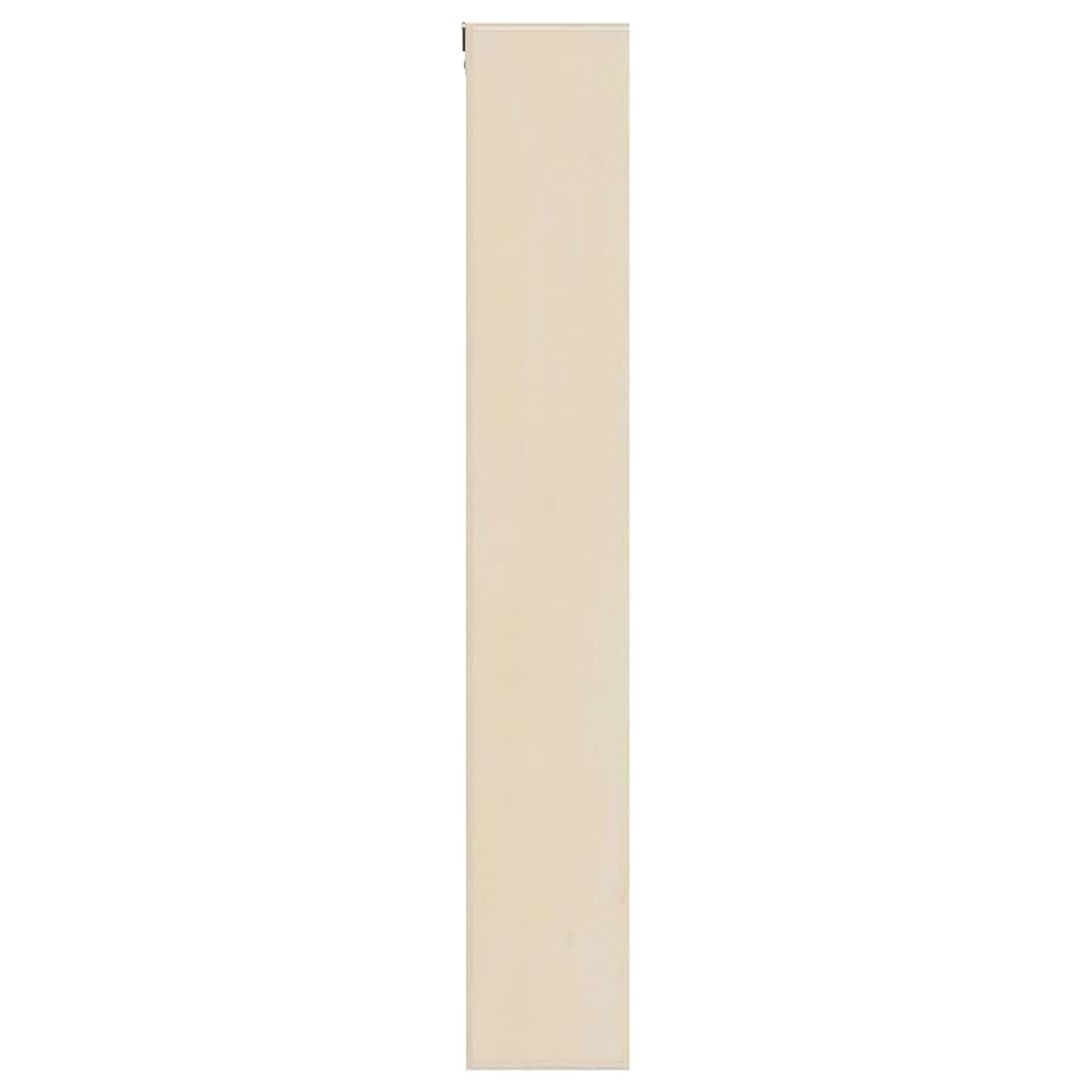 Wall Display Case with Shelf Beige 40 x 8.5 x 54 cm Plywood