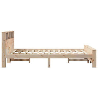 Bed Frame with Headboard Brown 120 x 200 cm Engineered Wood