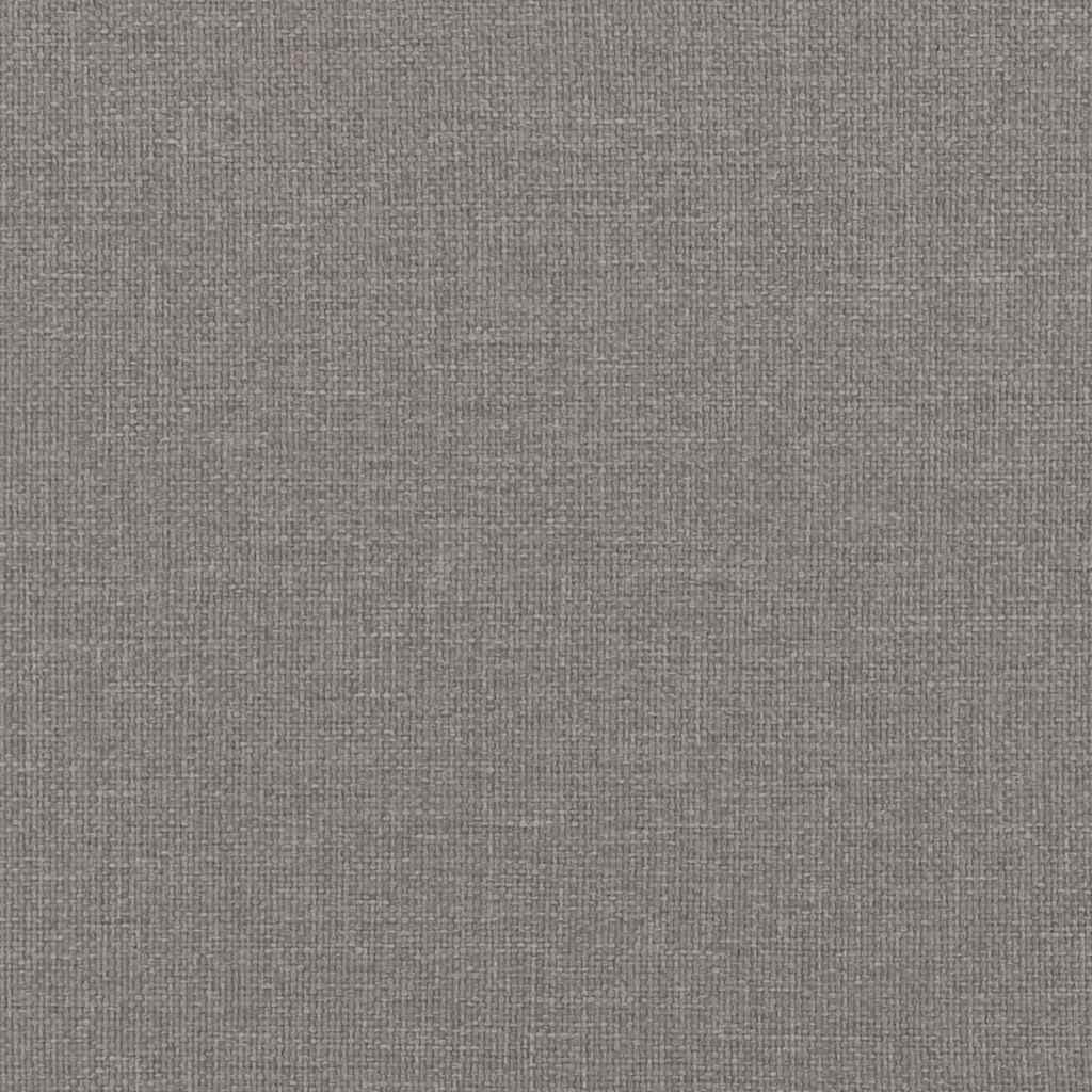 Bed Frame with Upholstered Headboard Taupe 90 x 190 cm
