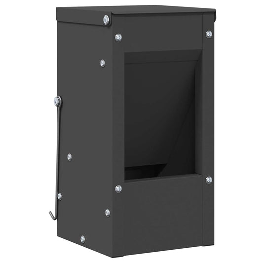 Rabbit Feeder Black 12.5 x 12.5 x 25 cm 1.5 kg