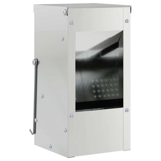 Rabbit Feeder Silver 12.5 x 12.5 x 25 cm 1.5 kg