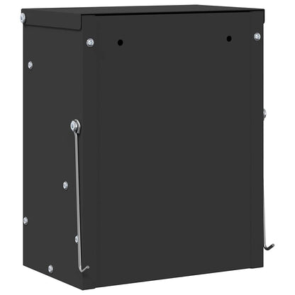 Rabbit Feeder Black 20 x 12.5 x 25 cm Cold-Rolled Steel