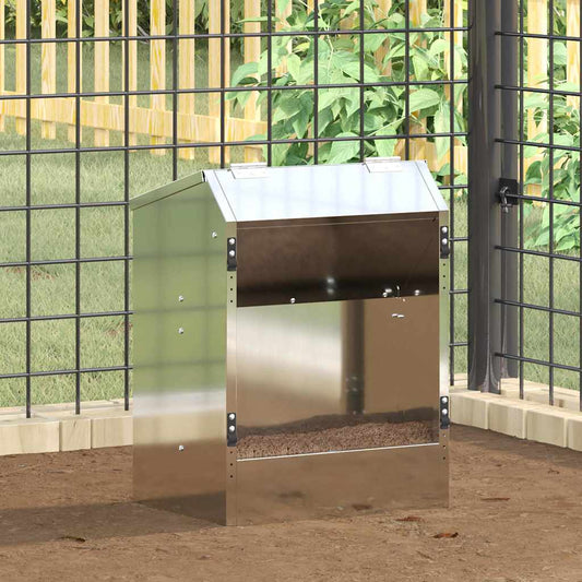 Rabbit Feeder Silver 33.5 x 25.5 x 45.5 cm 3 kg