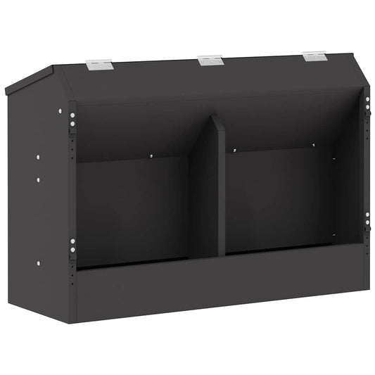 Rabbit Feeder Black 64.5 x 25.5 x 45.5 cm 6 kg