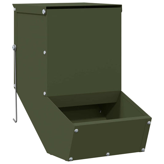 Rabbit Feeder Olive Green 17.5 x 26 x 28.5 cm 1.5 kg