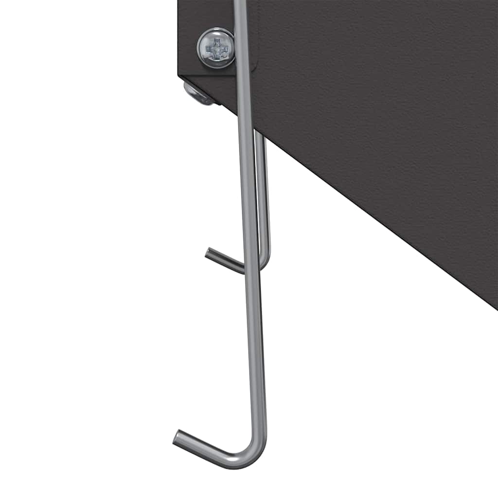 Rabbit Feeder Black 12.5 x 26 x 28.5 cm Cold-Rolled Steel