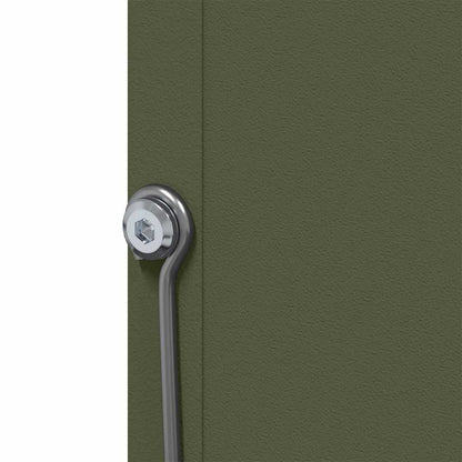 Rabbit Feeder Olive Green 12.5 x 26 x 28.5 cm Cold-Rolled Steel