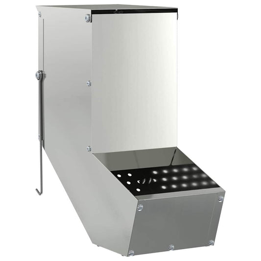 Rabbit Feeder Silver 12.5 x 26 x 28.5 cm 1 kg Galvanised Steel