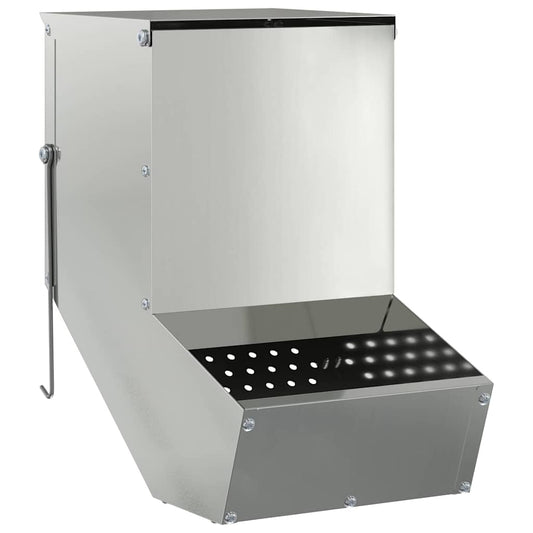 Rabbit Feeder Silver 17.5 x 26 x 28.5 cm 1.5 kg