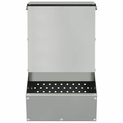 Rabbit Feeder Silver 17.5 x 26 x 28.5 cm Galvanised Steel