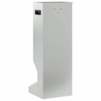 Deer Feeder Silver 28 x 30 x 80 cm Galvanised Steel
