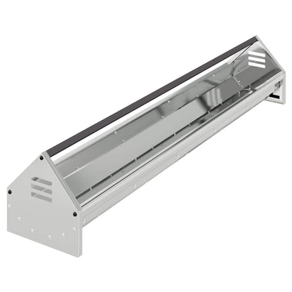 Chicken Feeding Trough Silver 108 x 20.5 x 20 cm