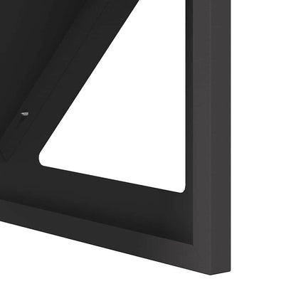 Livestock Feeding Trough Black 108 x 50 x 28 cm