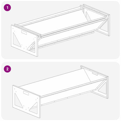 Livestock Feeding Trough Silver 108 x 50 x 28 cm