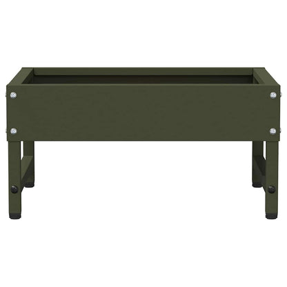 Bird Feeder Olive Green 34 x 26 x 16 cm Cold-Rolled Steel
