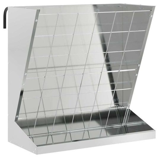 Hay Feeder Silver 71 x 33 x 70 cm 5 kg Galvanised Steel