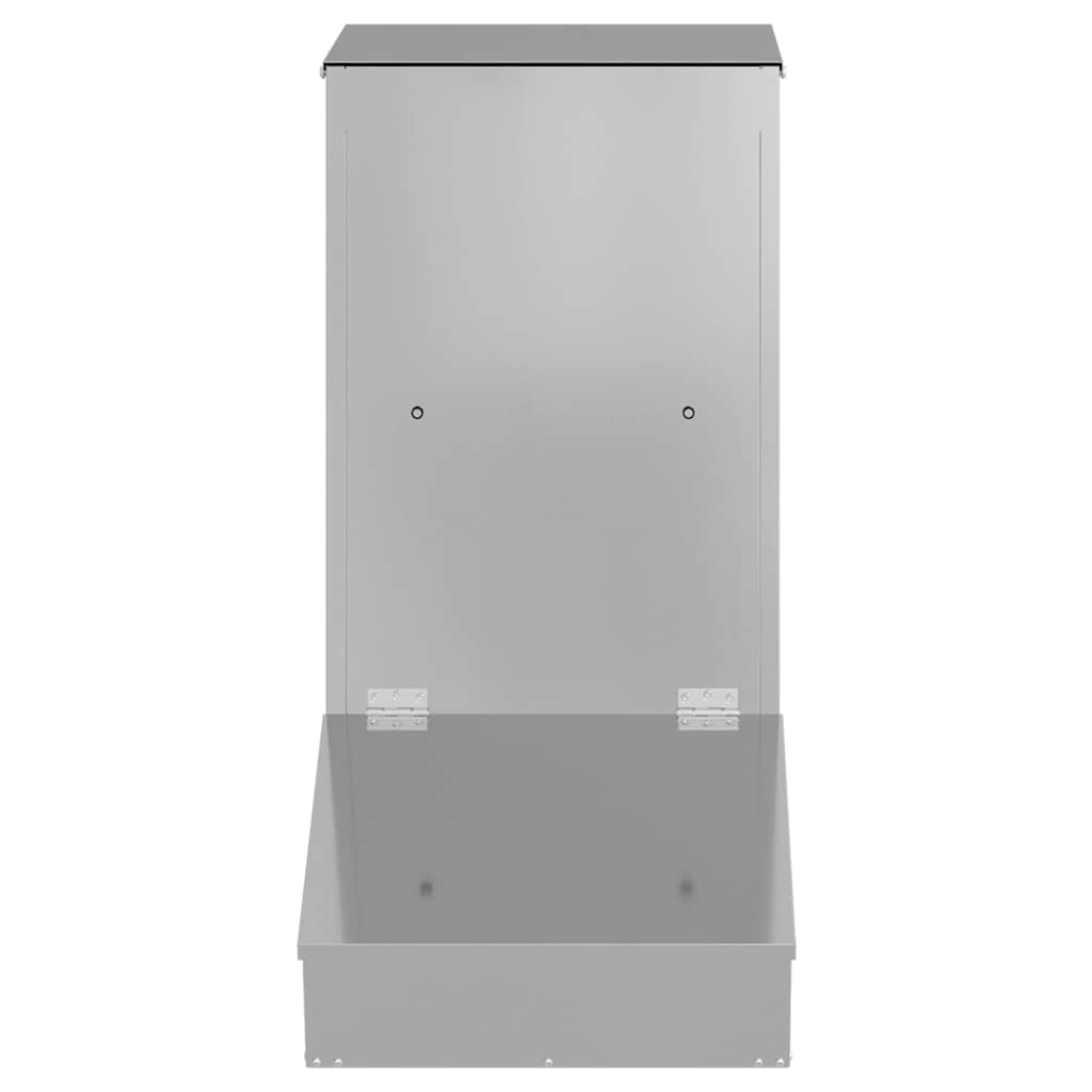 Pig Feeder Silver 55 x 38 x 76 cm Galvanised Steel