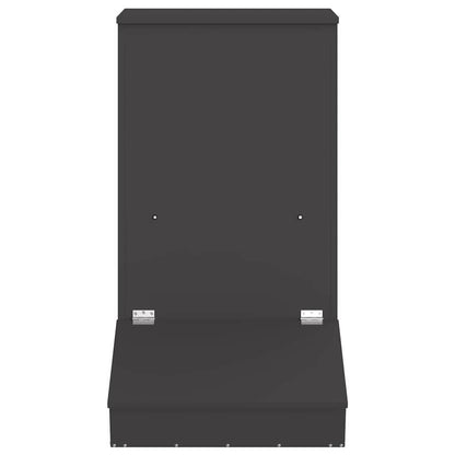 Pig Feeder Black 55 x 51 x 91.5 cm Cold-Rolled Steel