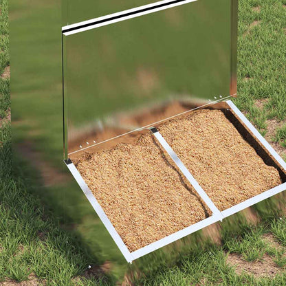 Pig Feeder Silver 55 x 51 x 91.5 cm Galvanised Steel