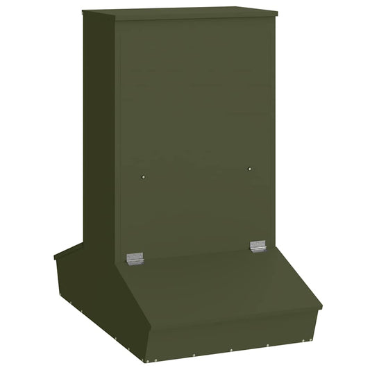 Pig Feeder Olive Green 82 x 51 x 91.5 cm 20 kg