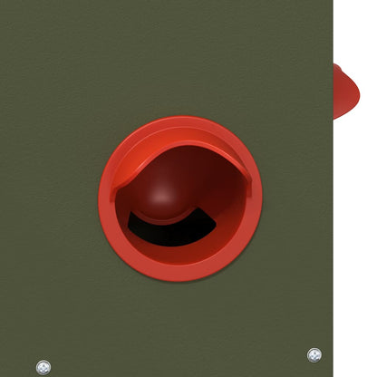 Chicken Feeder Olive Green 60.5 x 29 x 51 cm Cold-Rolled Steel