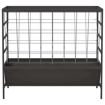Livestock Feeder Black 100 x 60 x 90 cm Cold-Rolled Steel