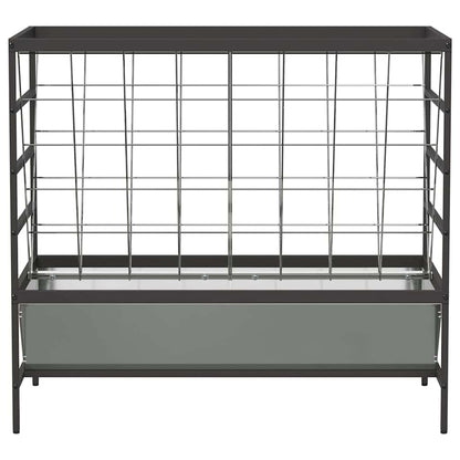 Livestock Feeder Silver 100 x 60 x 90 cm Galvanised Steel