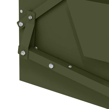 Chicken Treadle Feeder Olive Green 50 x 40 x 29 cm