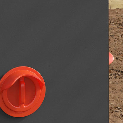 Chicken Feeder 2 pcs Black 32.5 x 20.5 x 43 cm