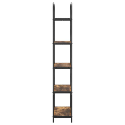 Bookshelf Smoked Oak 80 x 30 x 183 cm Engineered wood