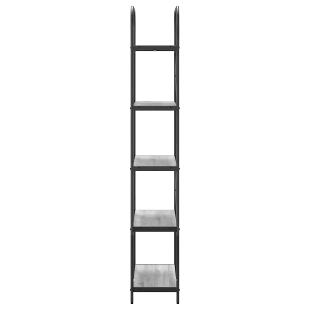 Bookshelf Grey Sonoma 80 x 30 x 183 cm Engineered wood