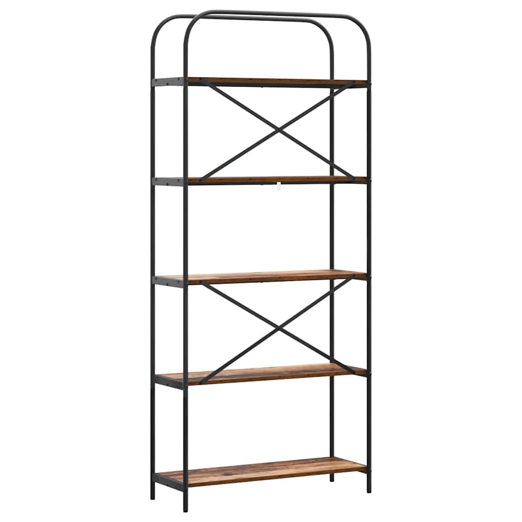 Bookshelf Old Wood 80 x 30 x 183 cm Engineered wood