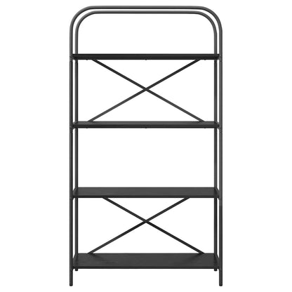 Bookshelf Black Oak 80 x 30 x 146 cm Engineered wood
