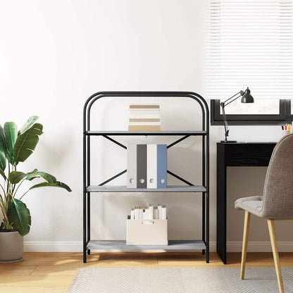 Bookshelf Grey Sonoma 80 x 30 x 109 cm Engineered wood