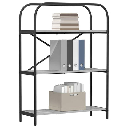 Bookshelf Grey Sonoma 80 x 30 x 109 cm Engineered wood