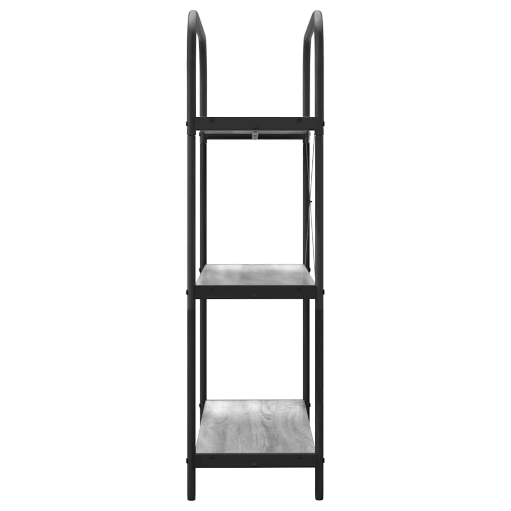 Bookshelf Grey Sonoma 80 x 30 x 109 cm Engineered wood