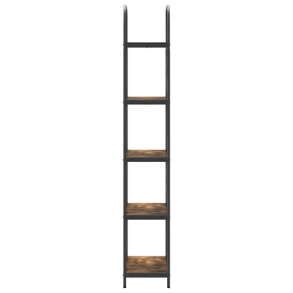 Bookshelf Smoked Oak 60 x 30 x 183 cm Engineered wood