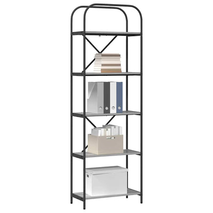 Bookshelf Grey Sonoma 60 x 30 x 183 cm Engineered wood