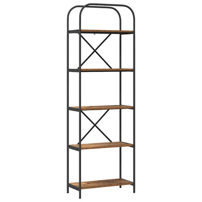 Bookshelf Old Wood 60 x 30 x 183 cm Engineered wood