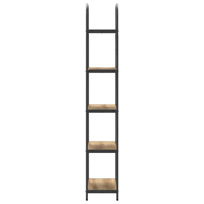 Bookshelf 5-Tier 60 x 30 x 183 cm Engineered wood Artisan Oak