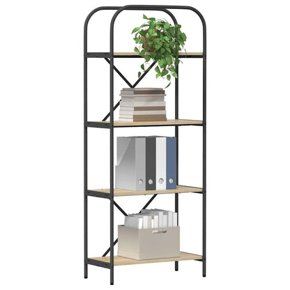 Bookshelf Sonoma Oak 60 x 30 x 146 cm Engineered wood