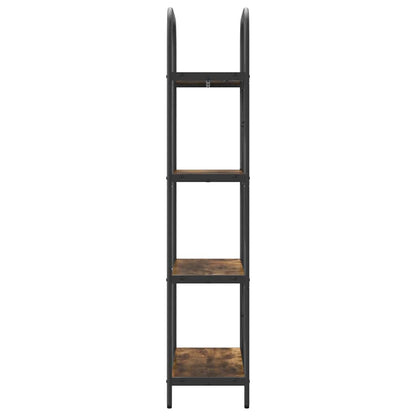 Bookshelf Smoked Oak 60 x 30 x 146 cm Engineered wood