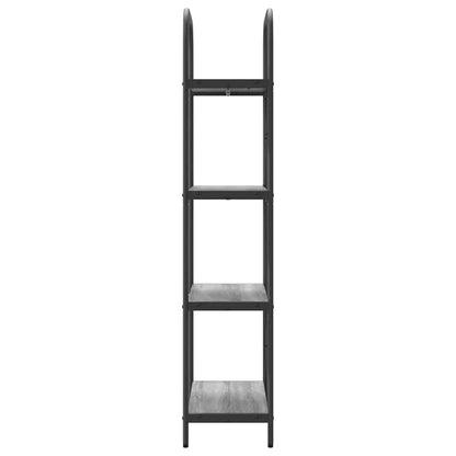 Bookshelf Grey Sonoma 60 x 30 x 146 cm Engineered wood