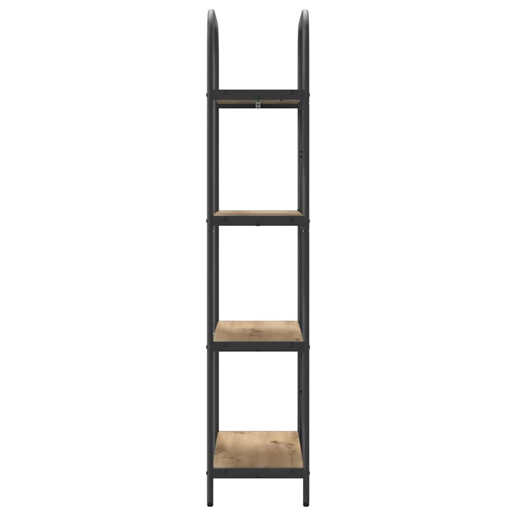 Bookshelf 4-Tier 60 x 30 x 146 cm Engineered wood Artisan Oak