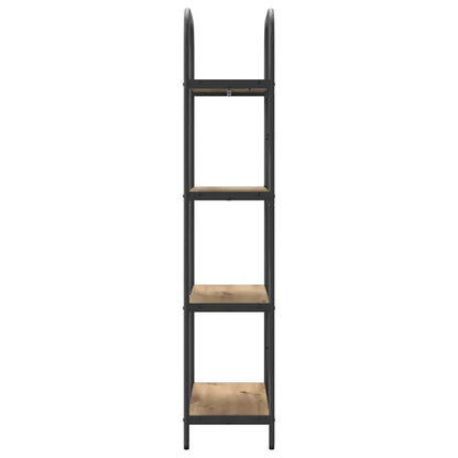 Bookshelf 4-Tier 60 x 30 x 146 cm Engineered wood Artisan Oak