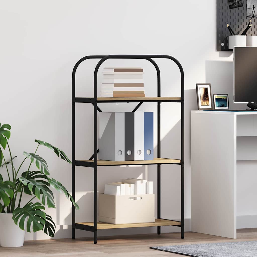 Bookshelf Sonoma Oak 60 x 30 x 109 cm Engineered wood