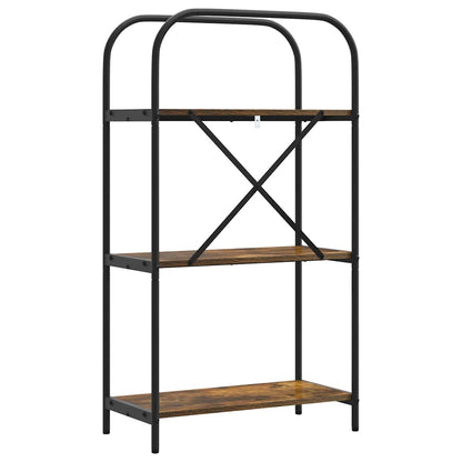 Bookshelf Smoked Oak 60 x 30 x 109 cm Engineered wood
