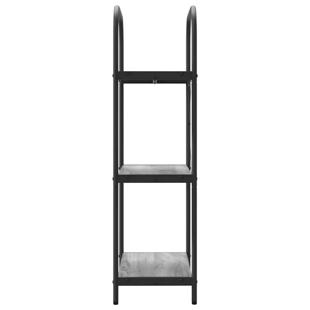 Bookshelf Grey Sonoma 60 x 30 x 109 cm Engineered wood