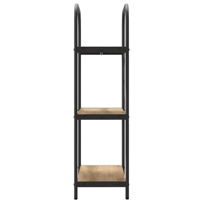Bookshelf 3-Tier 60 x 30 x 109 cm Engineered wood Artisan Oak